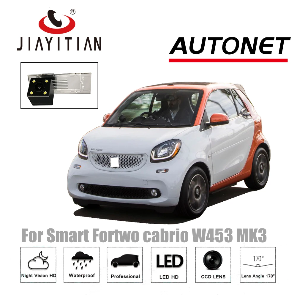 

JIAYITIAN Rear Camera For Smart Fortwo cabrio W453 2014 2015 2016 2017 2018/CCD Night Vision/License Plate Camera/Reverse Camera