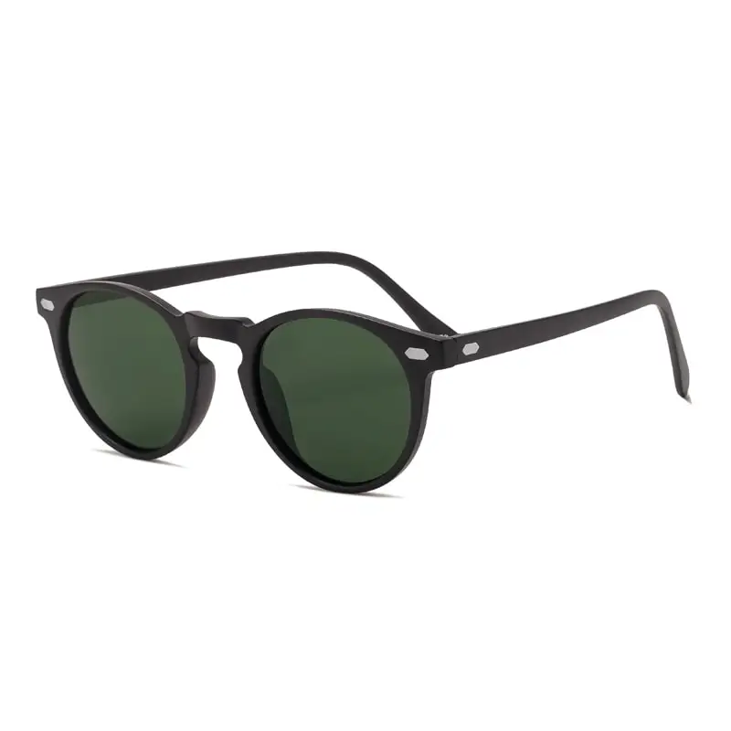 New Fashion Men Polarized Sunglasses Women Round TAC Lens TR90 Frame Brand Designer Driving Sun Glasses Oculos De Sol UV400