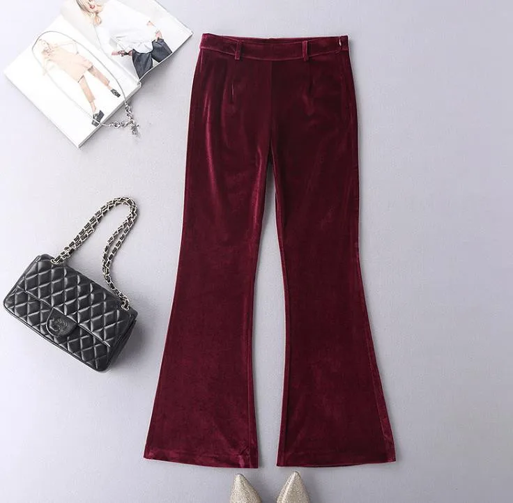 new Pants suit Velvet women business suits 2 piece blazer set female trouser suits Ladies Pant Suits