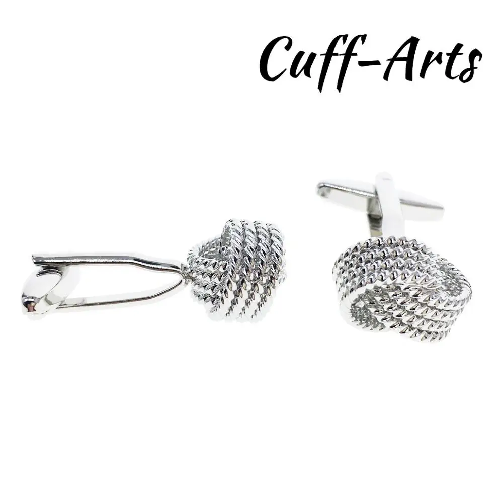 أزرار أكمام قميص رجالي فرنسية ، أزرار ربط ، ذهب ، زفاف فاخر ، C10391