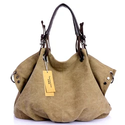 Donne Della Tela di Canapa Borse a Tracolla Borse Donna Tote Bolsas Femininas Sacchetto di Spalla Delle Signore Borsa con Tracolla Delle Donne Top-Sacchetti Della Maniglia