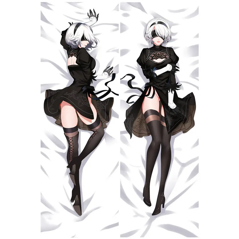 Anime Game NieR:Automata Decorative Pillow Case YoRHa Type A No. 2b 9S pillow Cover Double-sided Bedding Body Hugging pillowcase