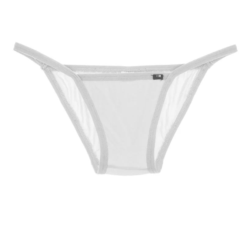 2019 hot Mens Bikini Underwear Sexy briefs Gay Men Transparent new low waist breathable nylon men\'s sexy briefs men\'s underwear