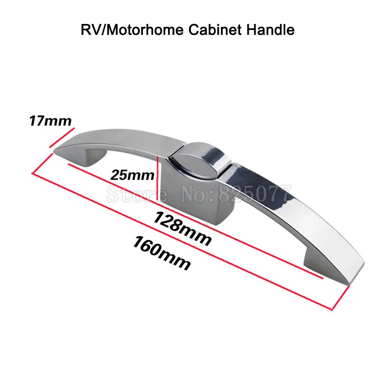 

DHL 40PCS 128mm/160mm Pitch Arc Button Pull Lock Pull Type Camper RV Cupboard Door Furniture Cupboard Door Handle Lock JF1538