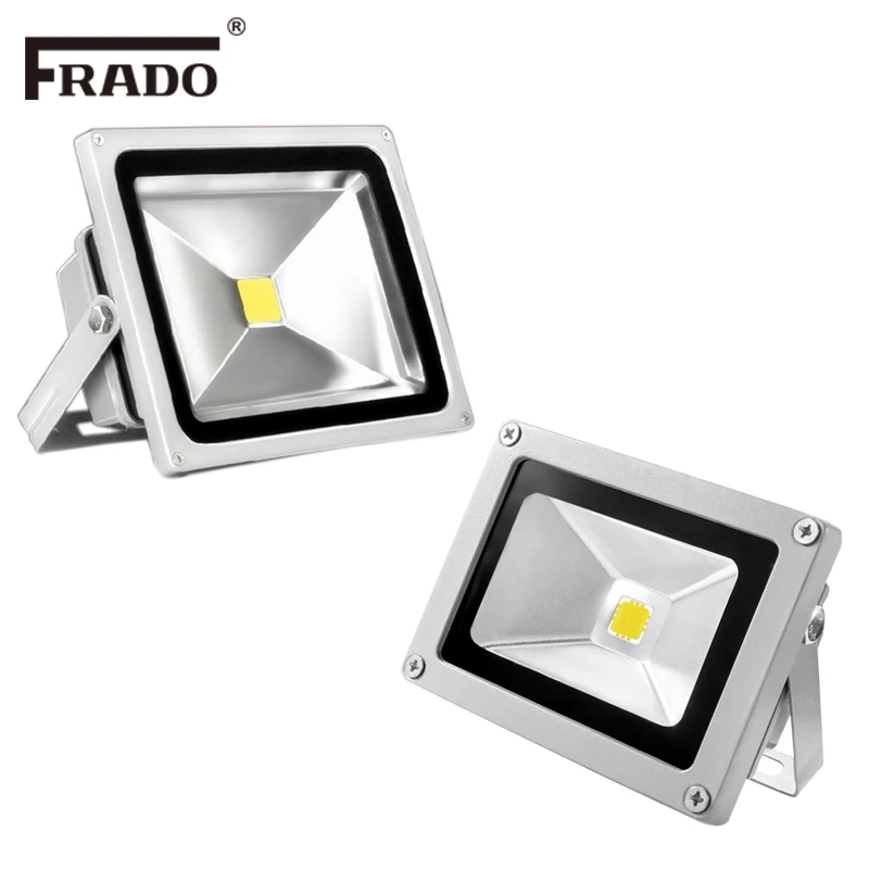 Wasserdichtes LED-Flutlicht, 10 W, 20 W, 30 W, 50 W, IP65, Flutlicht, Reflektor, 220 V, Strahler, Outdoor-Gartenlicht, Außenbeleuchtung – Detail 5