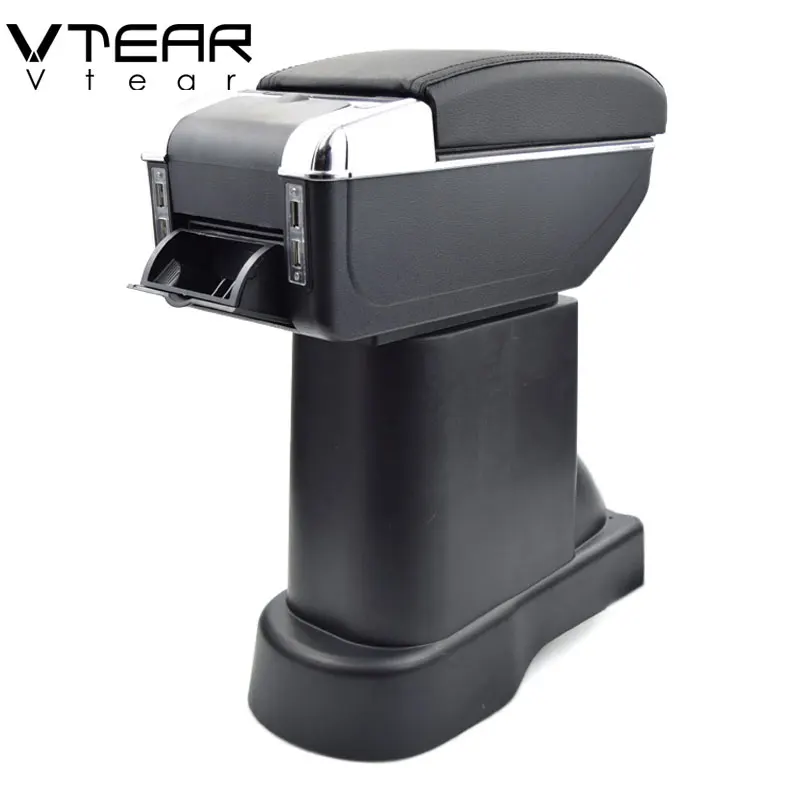 Vtear Armrest Mat Covers Center Console Storage Box Car-styling Decoration Interior Accessories Parts Organizer For Suzuki Alto