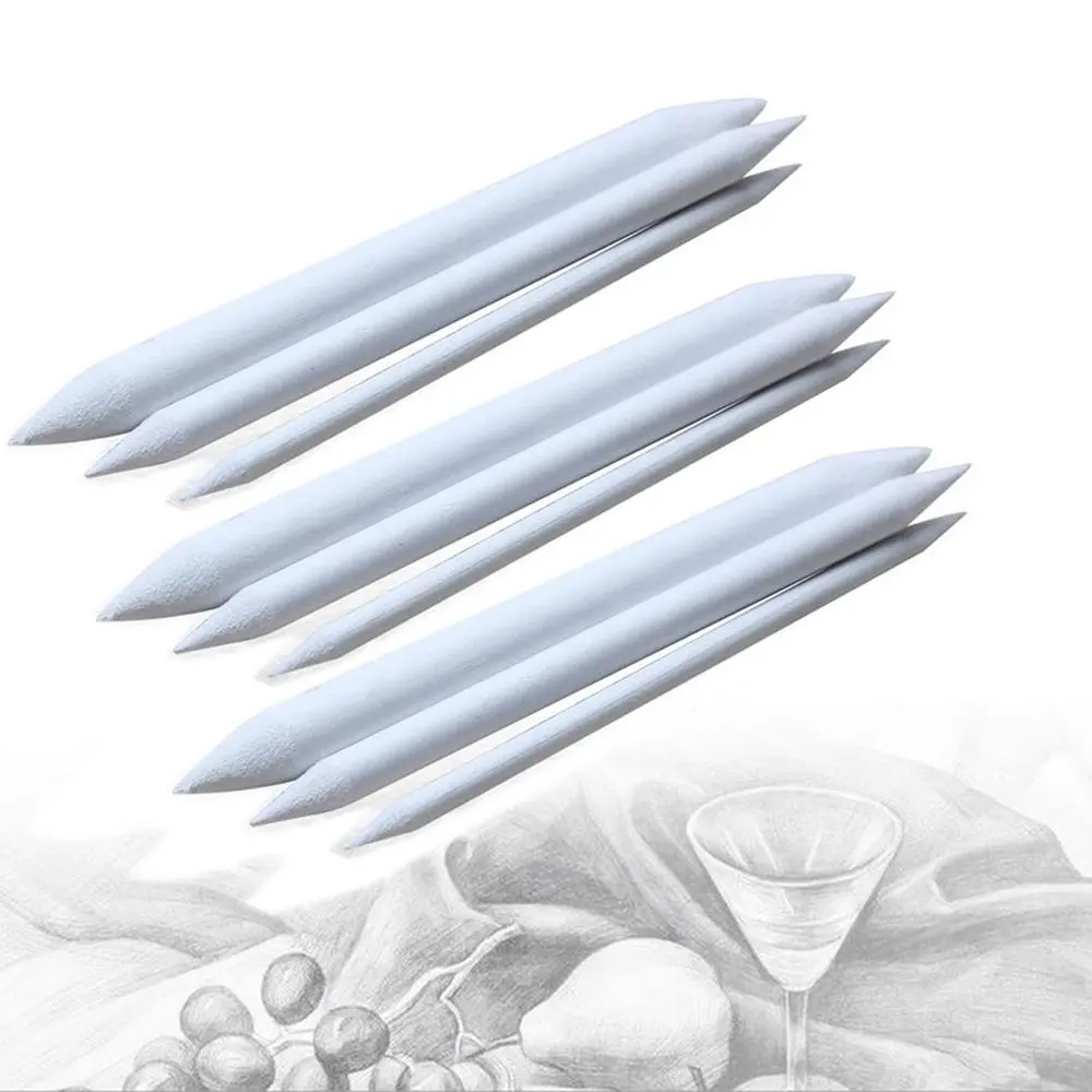 Assorted Paper Blending Stumps And Tortillions Set for Art Sketch Drawing 3Pack of 9pcs