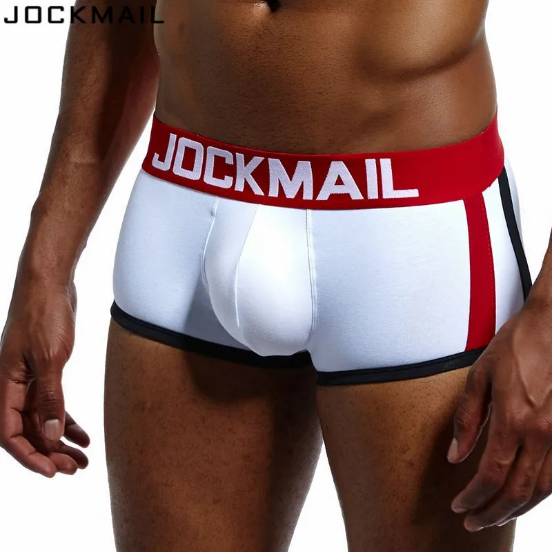 JOCKMAIL Padded mens underwear boxers bulge enhancing push up cup underwear men shorts trunk Enlarge Mens panties underpants