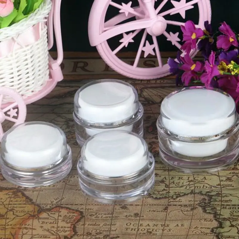 15/30/50g Travel Face Cream Lotion Cosmetic Container Creamer Packing Cosmetic Box Empty Makeup Jar Pot F20171993