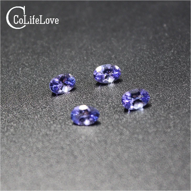 0.7 ct natural tanzanite loose gemstone for ring or pendant 5mm*7mm VS grade oval cut tanzanite loose stone