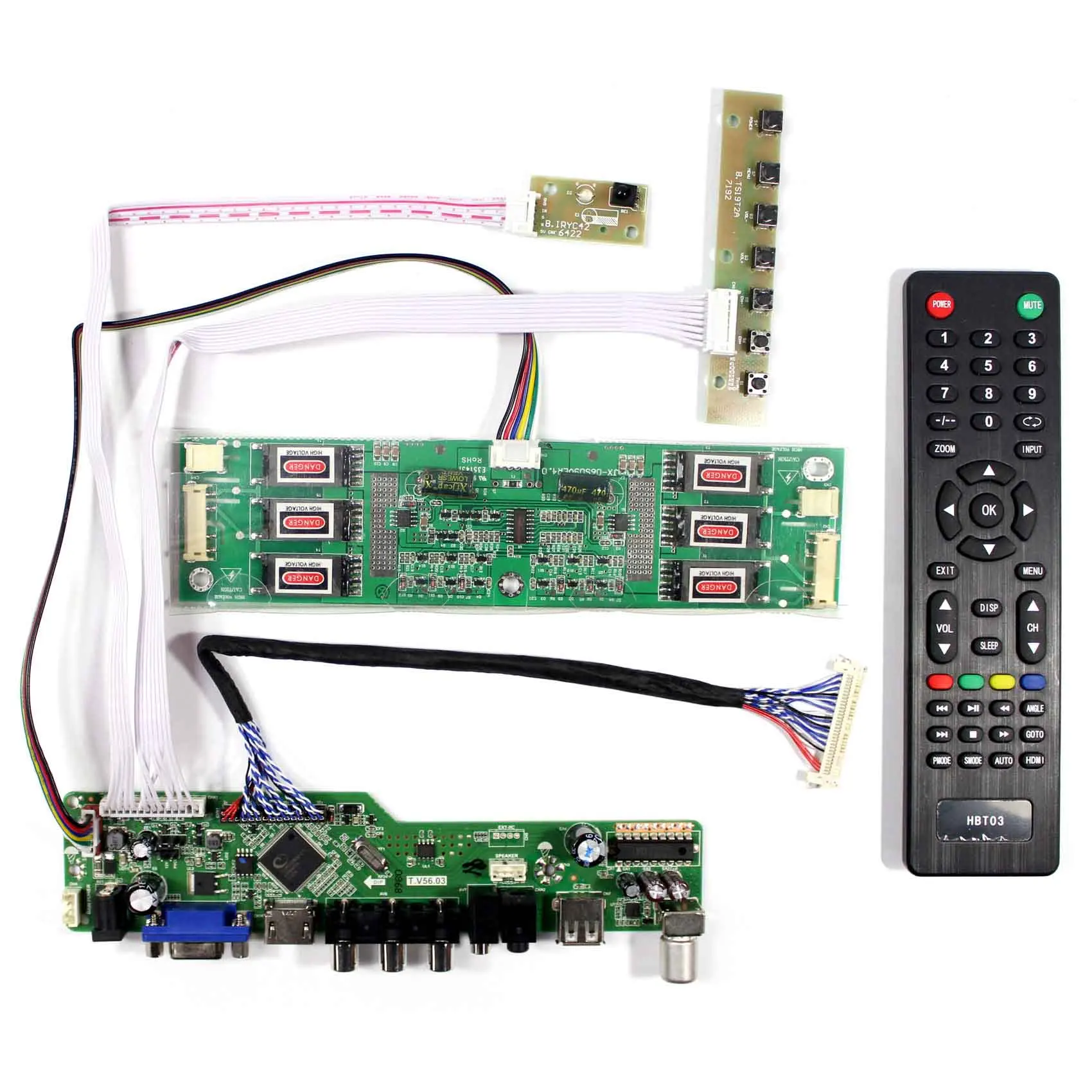 

TV HD MI VGA AV USB LCD Drive Board for 20.1inch M201UN02 V2 M201UN02 V3 M201UN02 V5 M201UN02 V6 1600x1200 LCD Screen