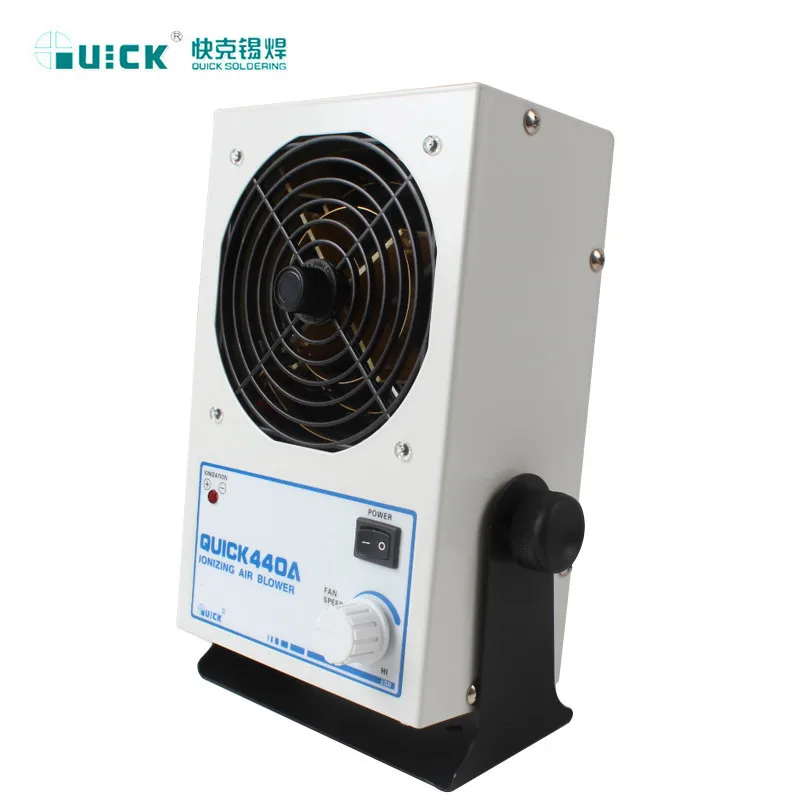 Quick 440A AC Ion Fan Large Range Of Ion Wind Static Eliminator 20W 2.4 m3 / Min