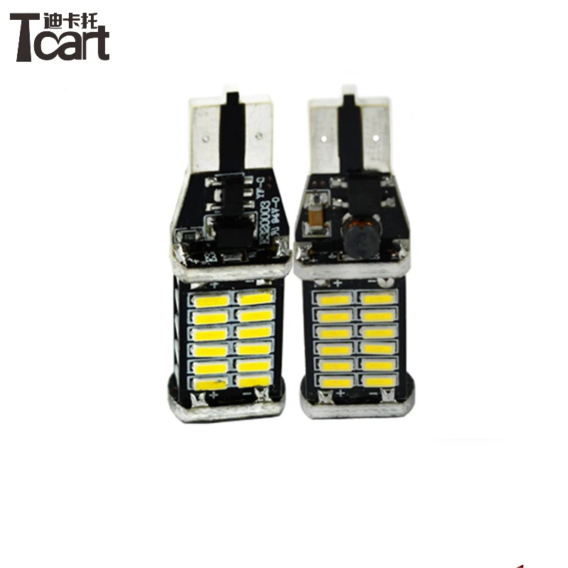 Tcart For Lexus LS460 2007-2013 Reverse Lights New Led Light Error Free 4014chip 30smd W16w Parking Light T15 Canbus Auto Light