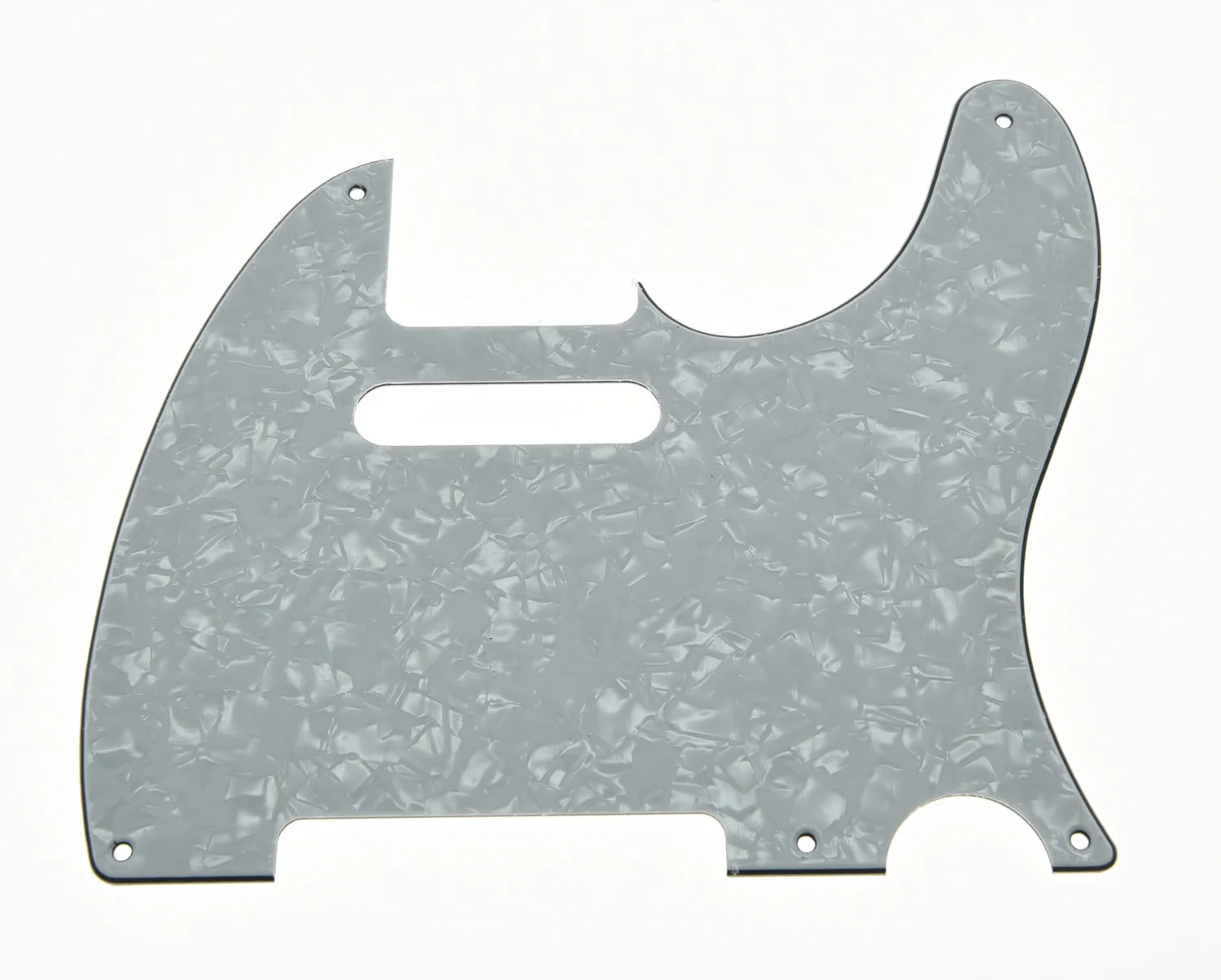 

Винтажный гитара с 5 отверстиями стиля TL Pickguard белый жемчуг подходит для TL 3 слоя