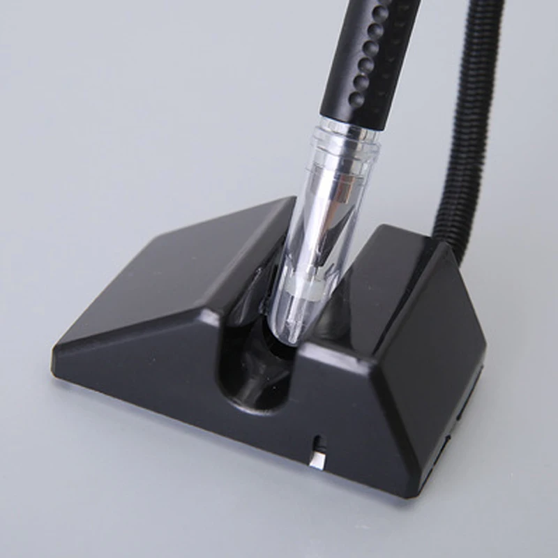 Гелевая ручка с черными чернилами, 3 шт., Высококачественная шариковая ручка с держателем для ручки, приклеенная к столу, офисные канцелярск...