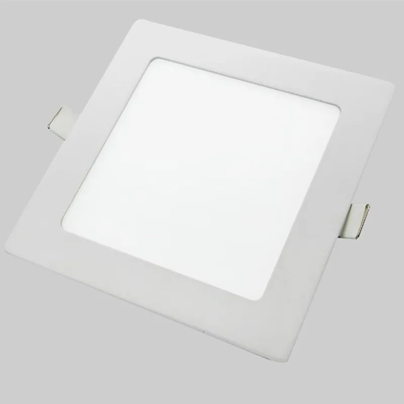 Ultra Thin Panel light 6W 9W 12W 15W LED SMD2835 LED Ceiling lamps Recessed led Downlight / Slim Square Flat Panel Light