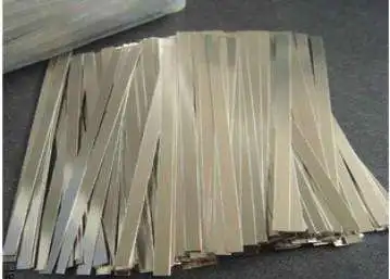 

50pcs/lot 0.15x8x100mm Pure Nickel Plate Strap Strip Sheets 99.96% for battery spot welding