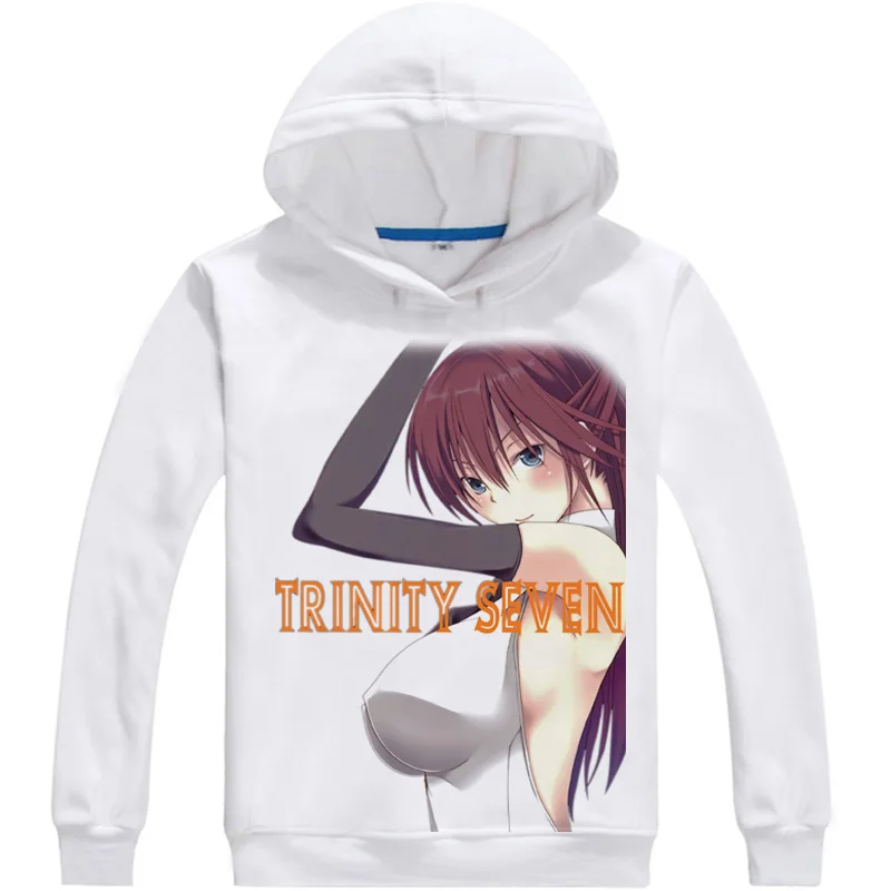 Coolprint Anime Hoodies Trinity Seven The Seven Magicians 3D Hoodies Multi-style Long Hooded Arata Kasuga Cosplay Sweatshirts