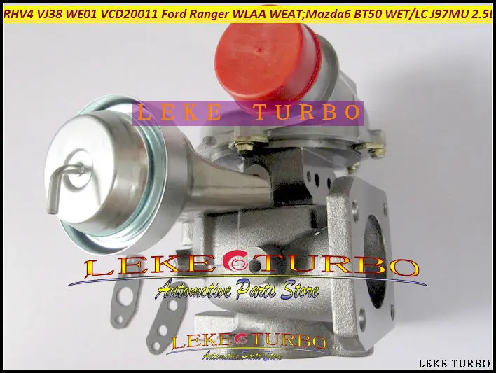 Free Ship Turbo RHV4 VJ38 VED20011 WE01 WE01F Turbocharger For MAZDA 6 BT50 BT-50 WET WLC For FORD Ranger WLAA WEAT J97MU 2.5L