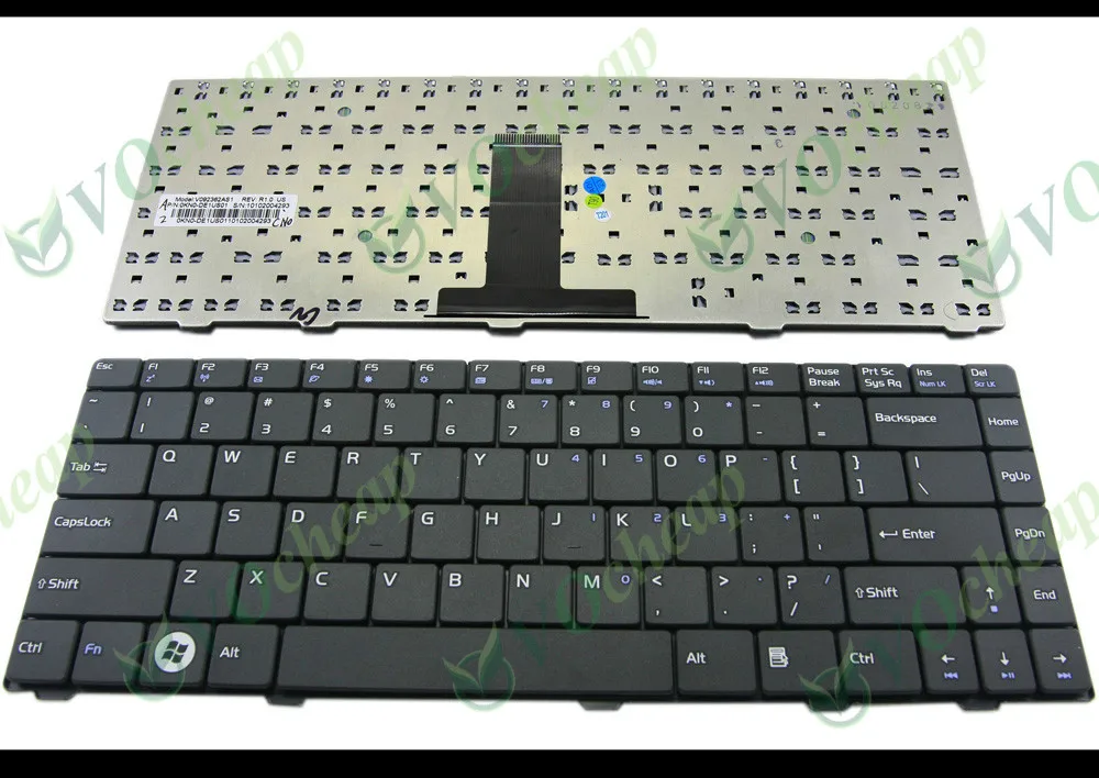 New Laptop Keyboard for Asus F80 F80S F80CR F80Q F80L (Chocolate Key) Black US Version- V092362AS1