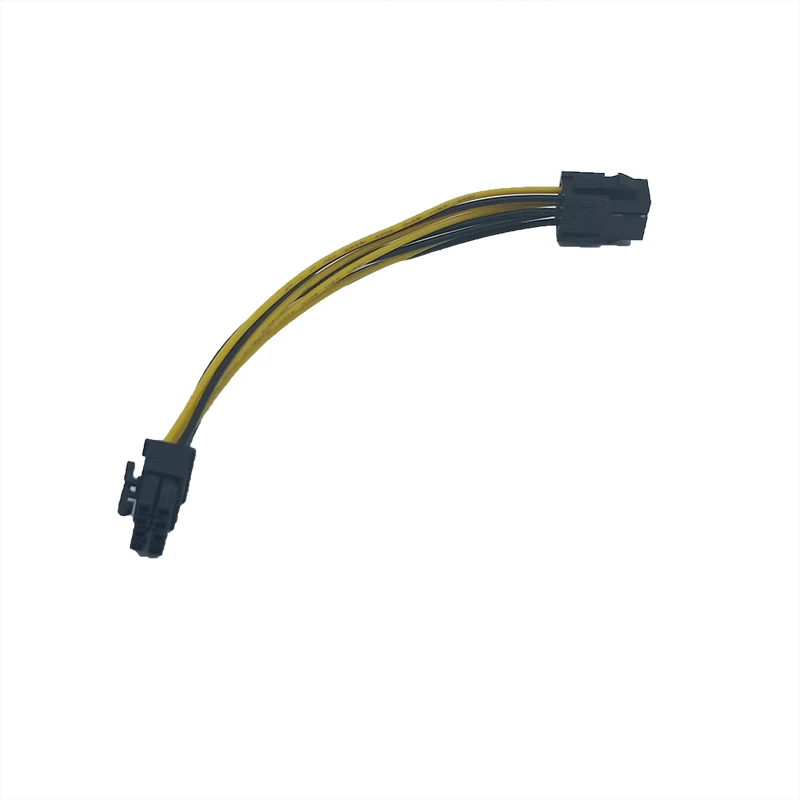 PCI Express PCI-E  6Pin to 8Pin Graphic Card Power Adapter 6-8pin convertor Cable 20CM For PC