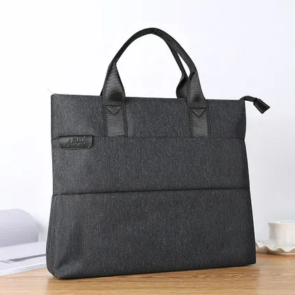 Portable A4 Document Bag Office File Business Portfolio Mens Document Bag 14 Inches Laptop Bag