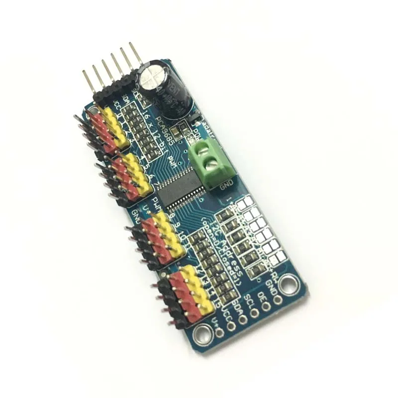 16 Channel 12-bit PWM/Servo Driver-I2C interface PCA9685 for arduino or Raspberry pi shield module servo shield