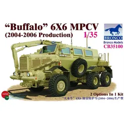 BRONCO CB35100 1/35 Buffalo MPCV 6X6 (2004-06 Production) - Scale Model Kit