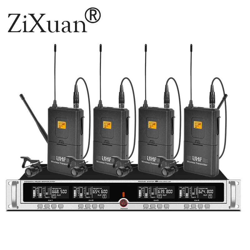 

2019 NEW ZX-8416-L SP4 - SKM9000 19" Rack Mountable UHF Wireless Microphones System conference home Karaoke handheld microphone