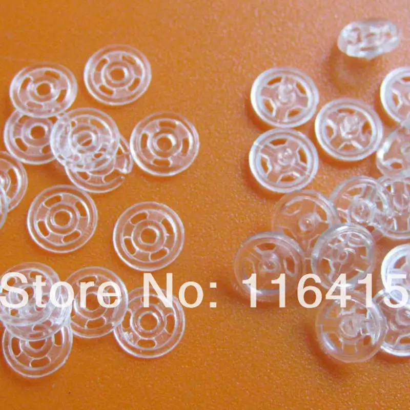 50set Kids Accessories 7mm Button Sewing Garment Buttons For Craft Sewing Button Transparent Sewing Garment Buttons sk0189