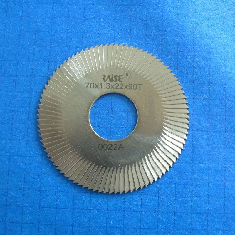 Original Raise 3-Sided 90T High Speed Steel 0022A thin cutter blade dedicated specially for Wening Key Cutting 100B,202,100A,etc