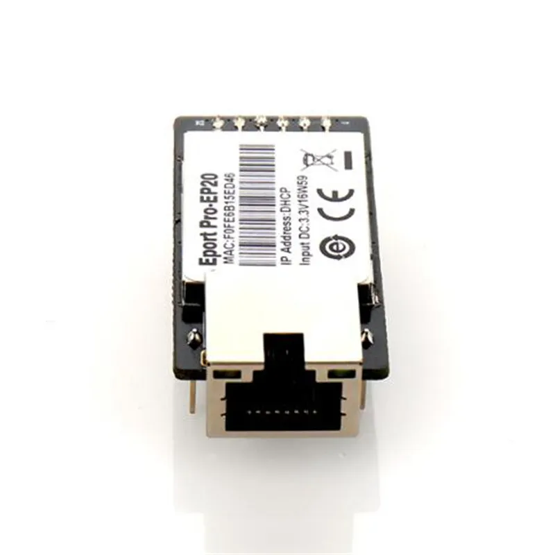 Eport Pro EP20-Pin Linux – Port TTL série vers Ethernet, Module intégré, DHCP 3.3V, TCP IP, Telnet