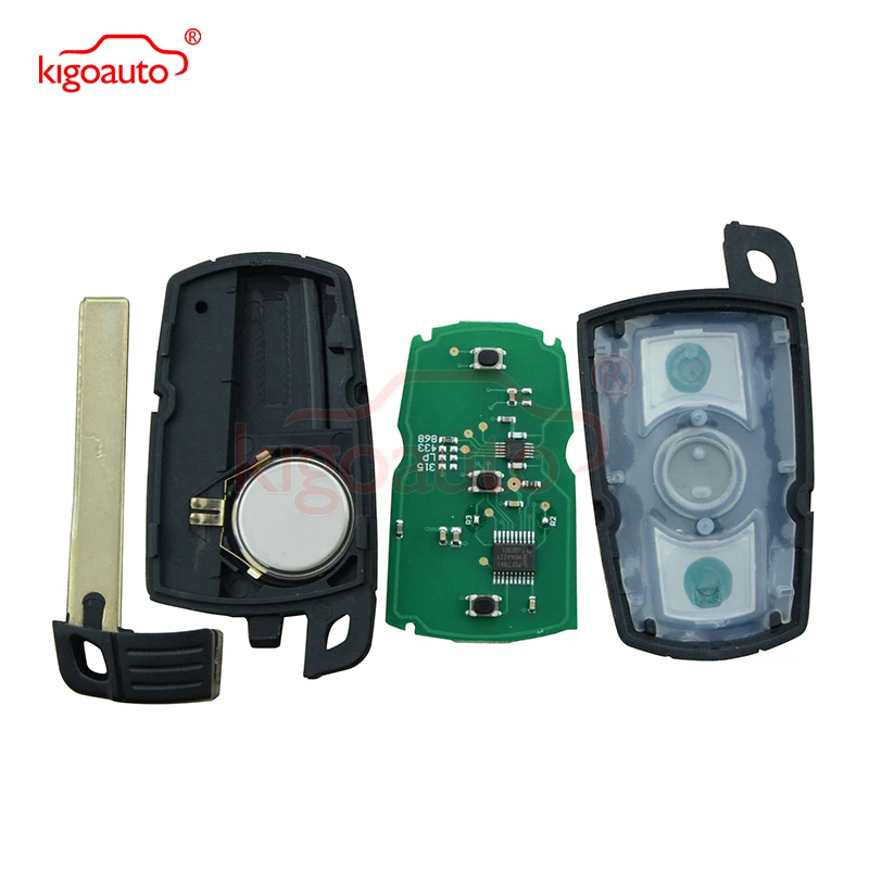 Smart key 3 button 434Mhz CR2032  for BMW KR55WK49127 1 3 5 6 7 SERIES kigoauto