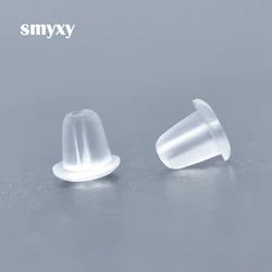 200pcs Silicon Earring Back Plug Cap Earring backs Lifters  Earring Backs Hooks Stoppers Ear Post Nuts DIY Findings Accessories