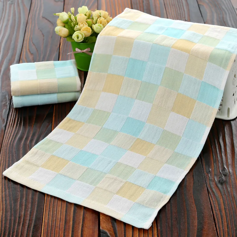 Hand Towel for Kids, 100% Pure Cotton, Gauze Free, Face Towel, Home Cleaning, Baby, High Quality, Wholesale, 27x50cm