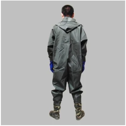 Man Women Waterproof Suits Fishing Wader Breathable Wading Boots Clothes Full Length Chest Waders with Gloves Waterproof image 3