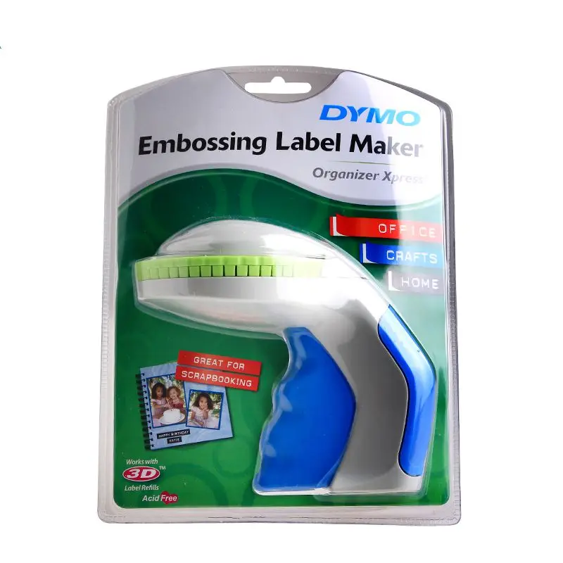 Label Machine 12965 Price Machine DIY Tape Cutter Lettering Machine Rubbing 3D Label Printer And 5pc Ribbon