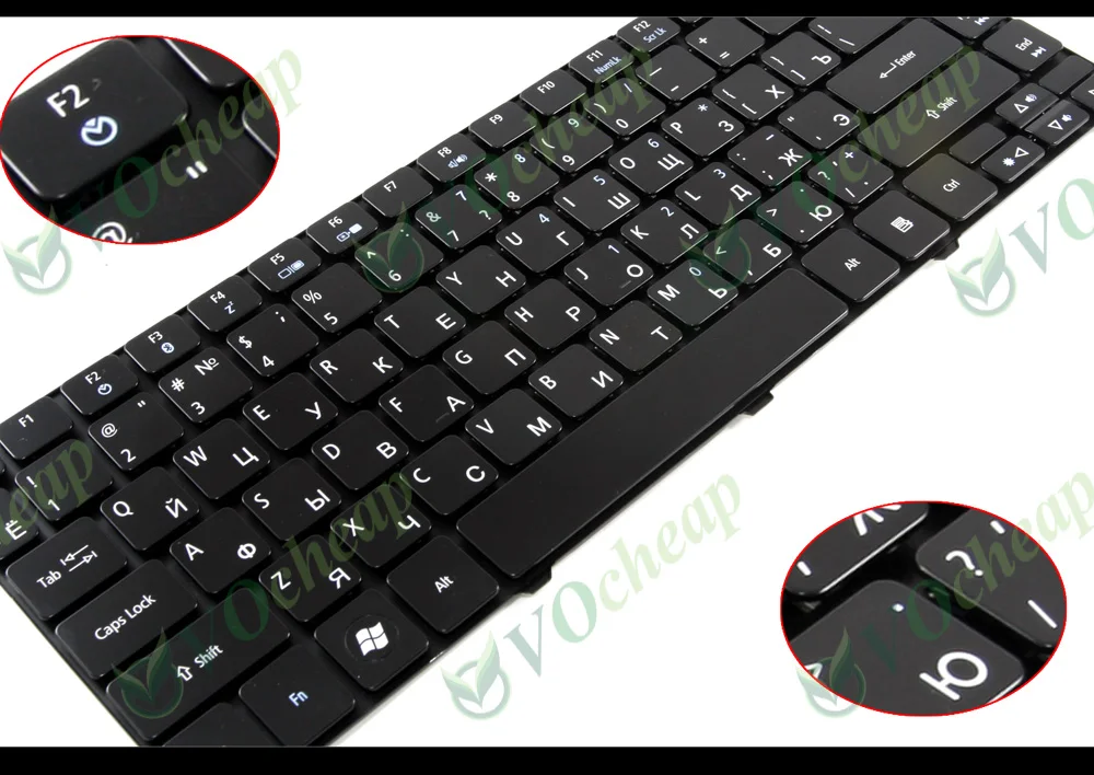 Russian RU Keyboard for Acer Aspire 3810 3410 3820 3810T 4551 4551G 4733 4735 4735G 4735Z 4736 4736G 4736Z 4740 4741 4745 Black