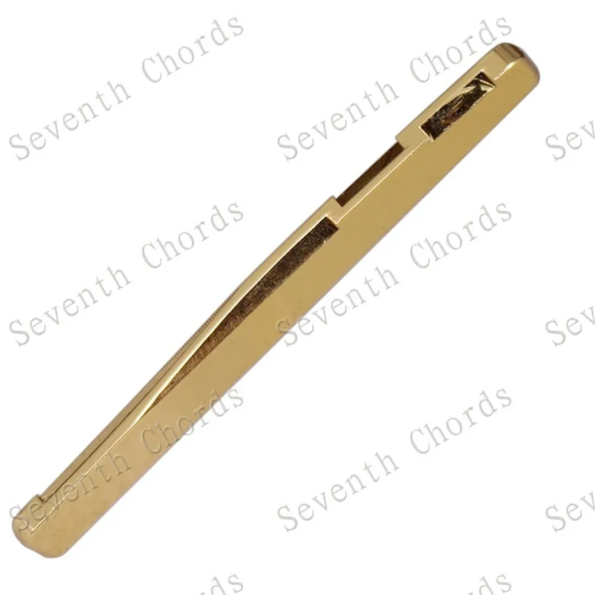 2 Stück/Set Messing Sattel und Steg für Akustikgitarre, Gitarrenzubehör, 3 Größen zur Auswahl, Musikinstrument-Zubehör – Detail 4