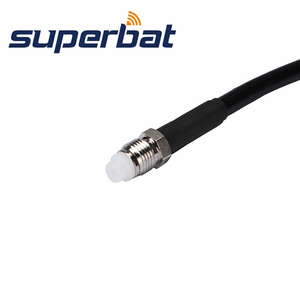 Cable Superbat N Jack a FME, conector Pigtail hembra RG58 de 15cm para Audio y vídeo