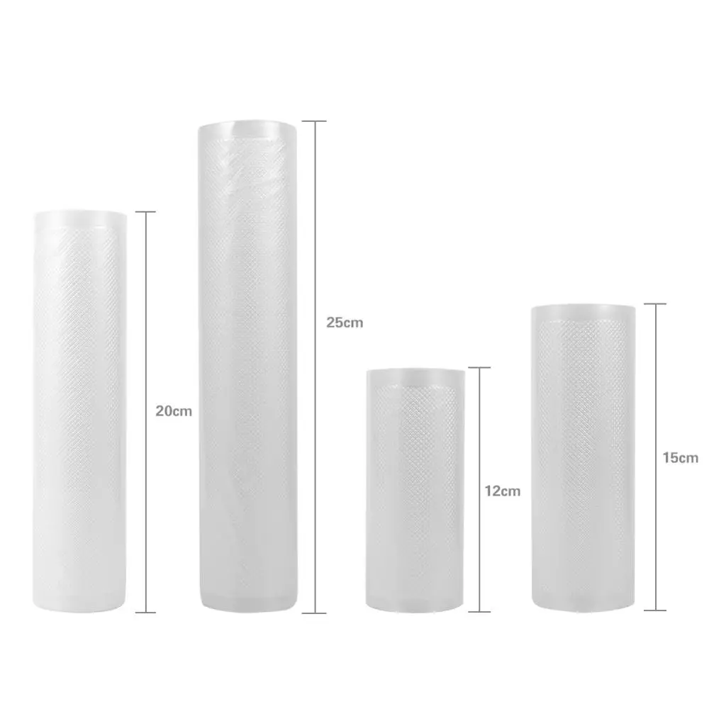 12/15/20/25cm * 500cm Rollen/Lot Küche Lebensmittel Vakuum Beutel Vakuum Versiegelung taschen für Lebensmittel Lagerung Vakuum Versiegelung Vakuum Verpackung Rollen