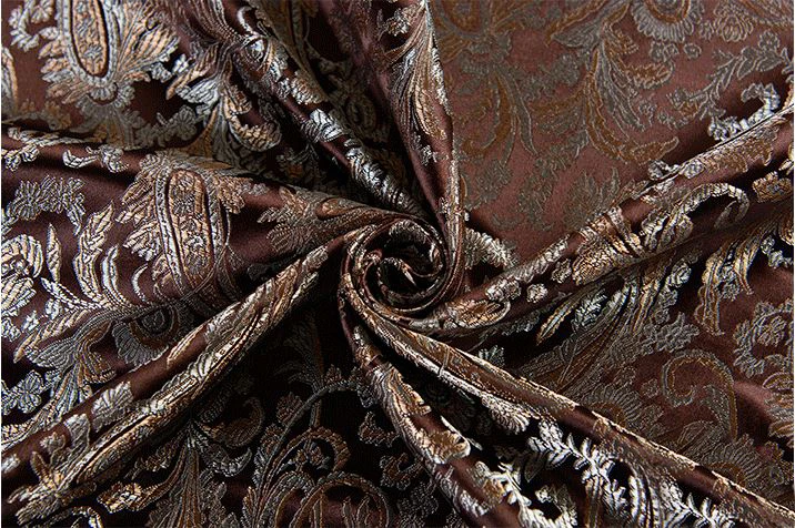 115x100cm High Quality Metallic Jacquard Brocade Fabric,3D jacquard yarn dyed fabric for clothing,bedding,bag,curtain