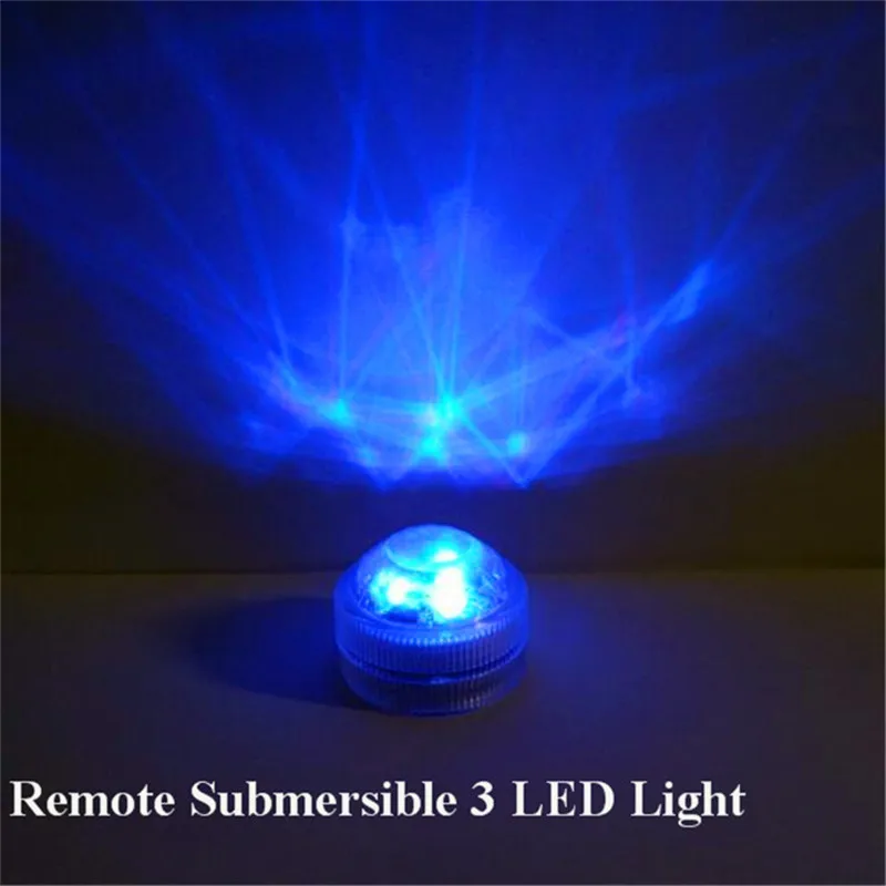 White, Warm White, RGB Color Changing Submersible Mini LED Tea Light with Remote Controller for Wedding Centerpiece Decoration