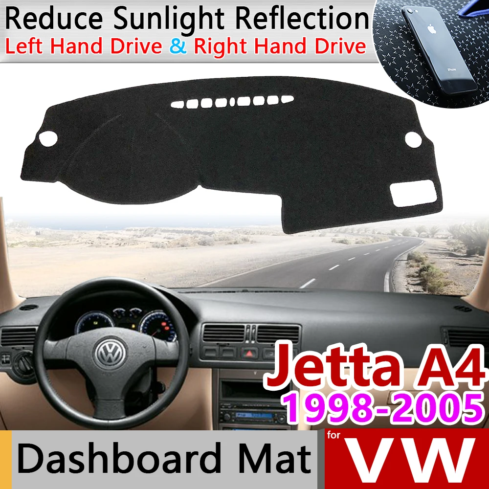 for Volkswagen VW Jetta A4 MK4 Bora 1998~2005 1J Anti-Slip Mat Dashboard Cover Pad Sunshade Dashmat carpet Accessories 2002 2003