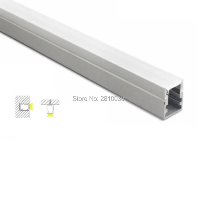 

20 X 1M Sets/Lot Recessed wall led aluminium profile and super slim U type led alu channel housing for ceiling wall lamp