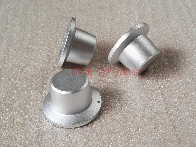 Potenciômetro de volume com amplificador de áudio hifi, diâmetro 38mm, 22mm, em alumínio, botão sólido