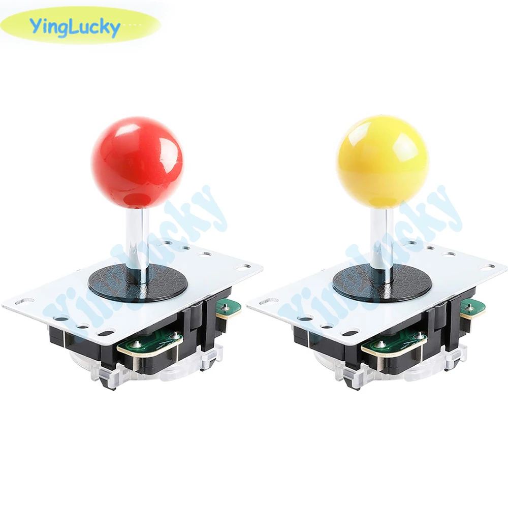 

yinglucky 2pcs arcade joystick copy sanwa joystick 5pin & joystick ball Bl-35 for arcade game machine for jamma