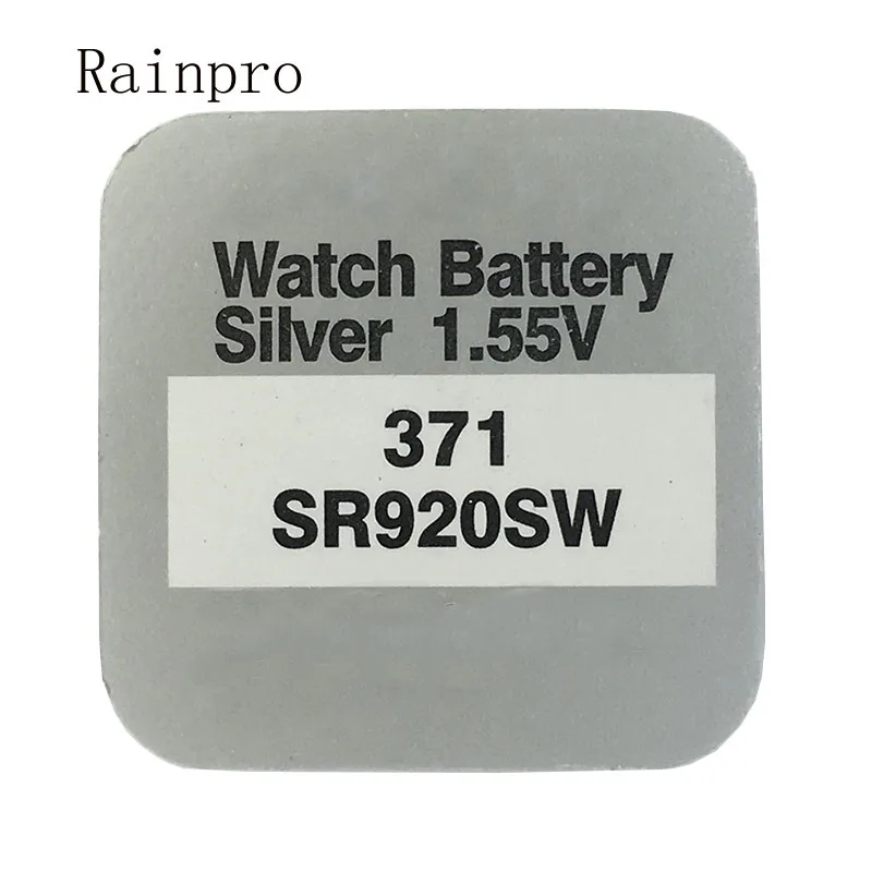 2PCS/LOT SR920SW 371 Sliver Oxide coin cell Watch Battery 1.55v