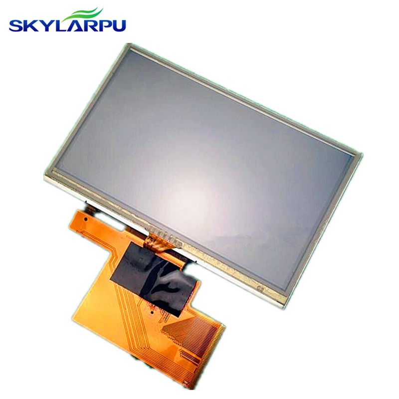 4.3 "inci 480(RGB)× 272 50 PIN FPC layar LCD A043FW03 V0 LCD V1 GPS nnavigasi TFT-LCD 4-kawat Layar Sentuh resistif