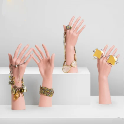 

New Arrival Good Looking Plastic Hand Mannequin Female Hand Model Factory Direct Sell